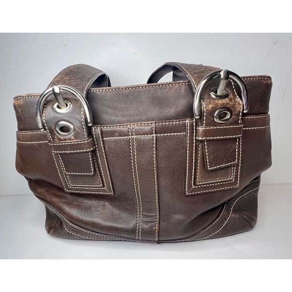 Coach brown leather #F10911 Soho Satchel - Picture 2 of 9
